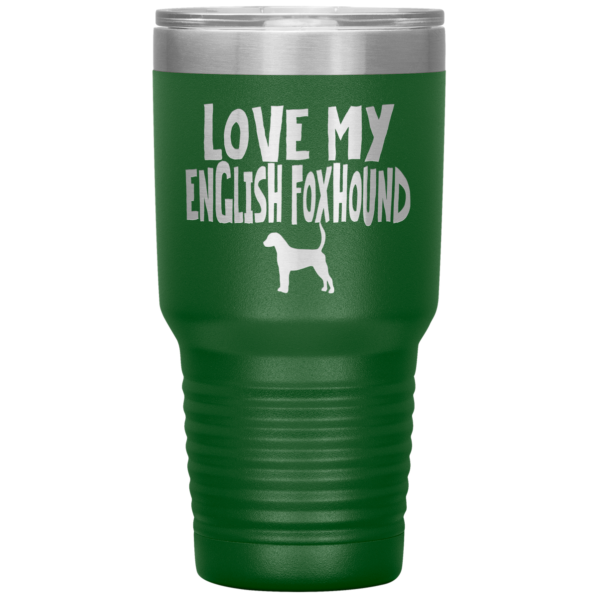 Love My English Foxhound 30 Oz Vacuum Tumbler