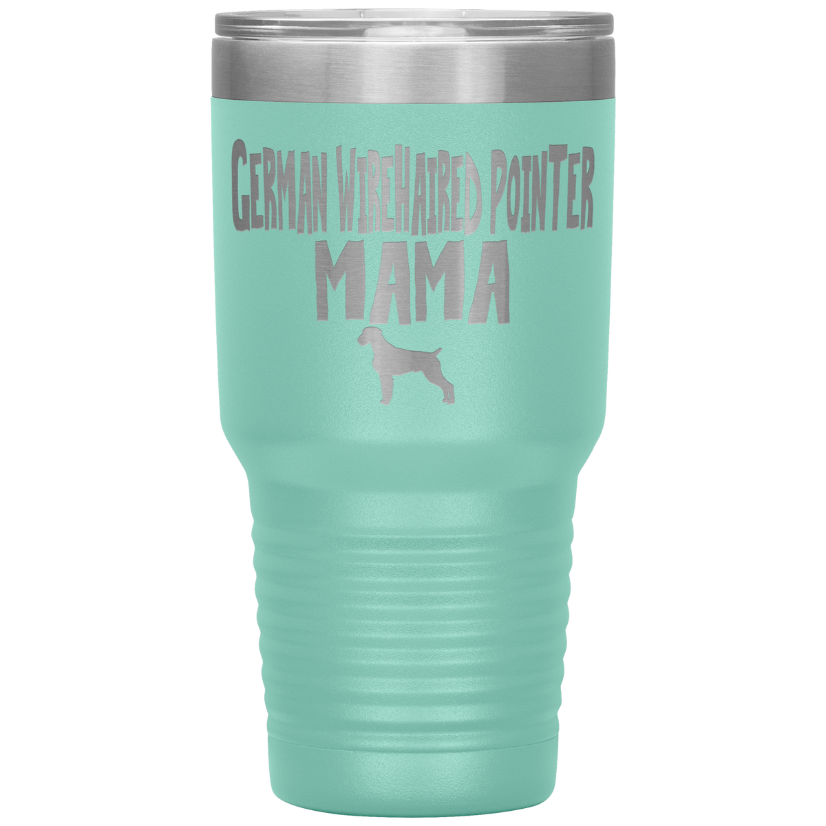 German Wirehaired Pointer Mama 30 Oz Vacuum Tumbler