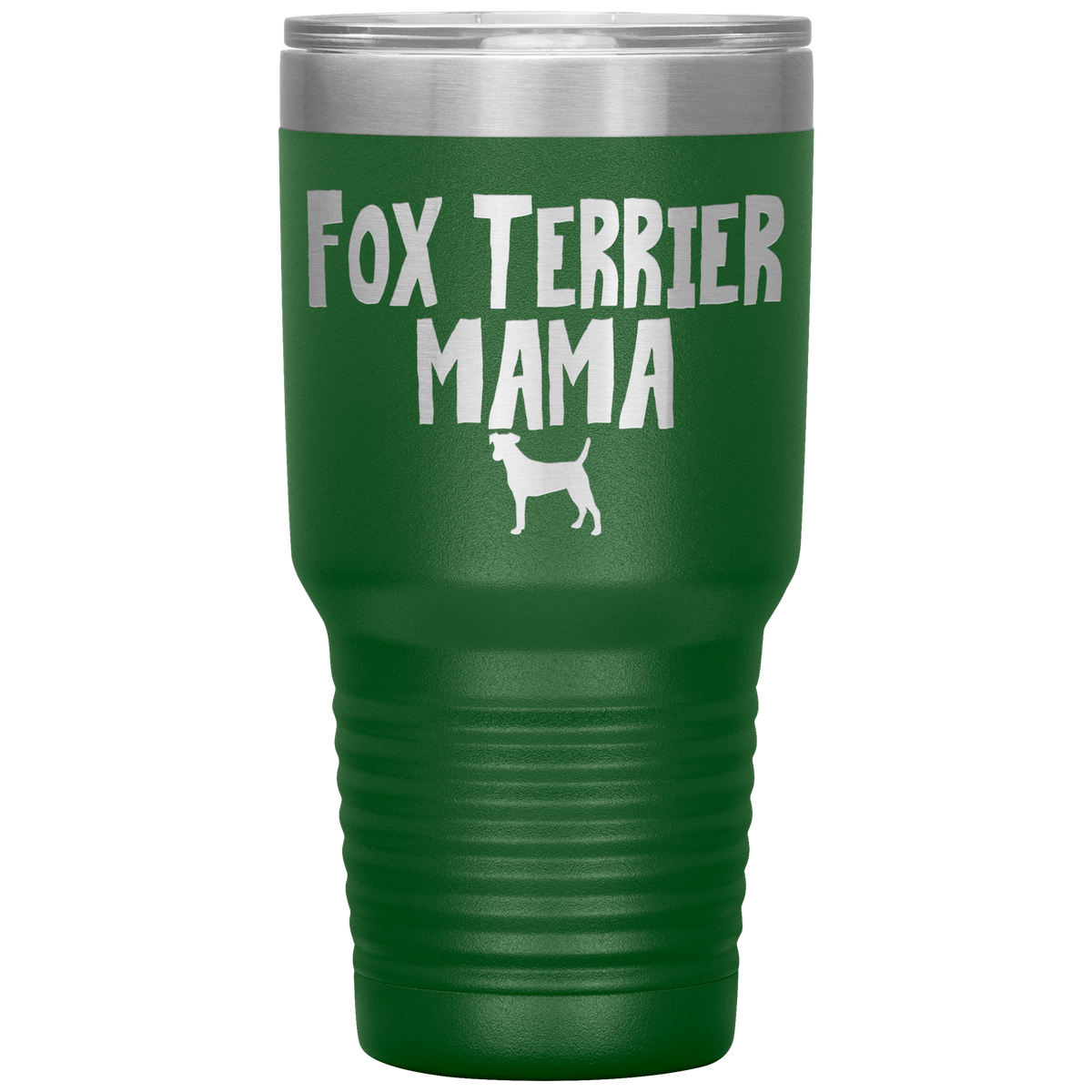Fox Terrier Mama 30 Oz Vacuum Tumbler