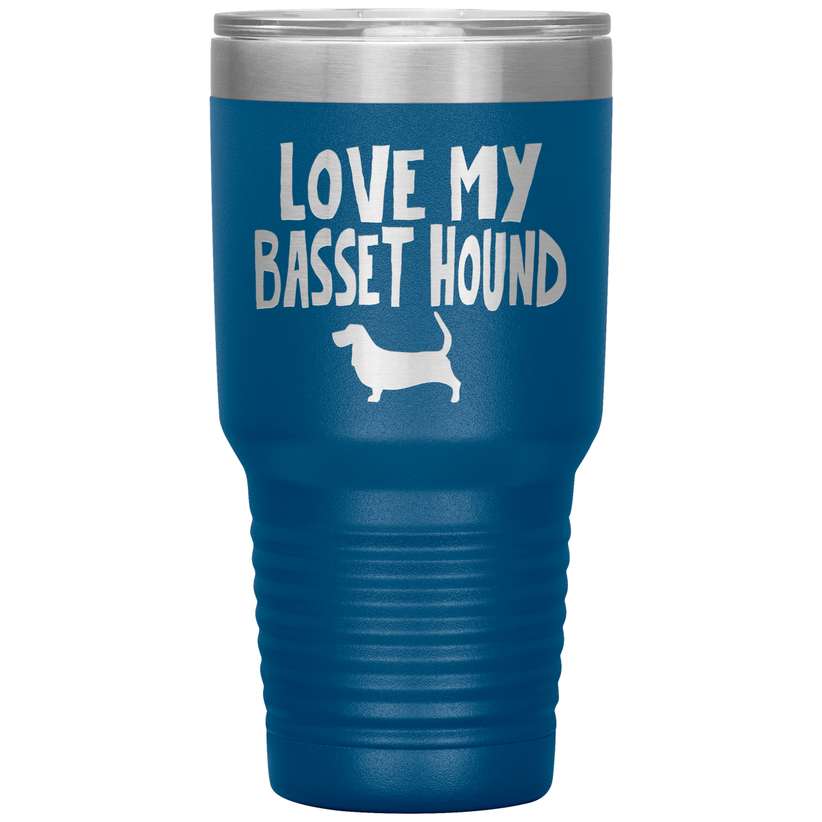 Love My Basset Hound 30 Oz Vacuum Tumbler