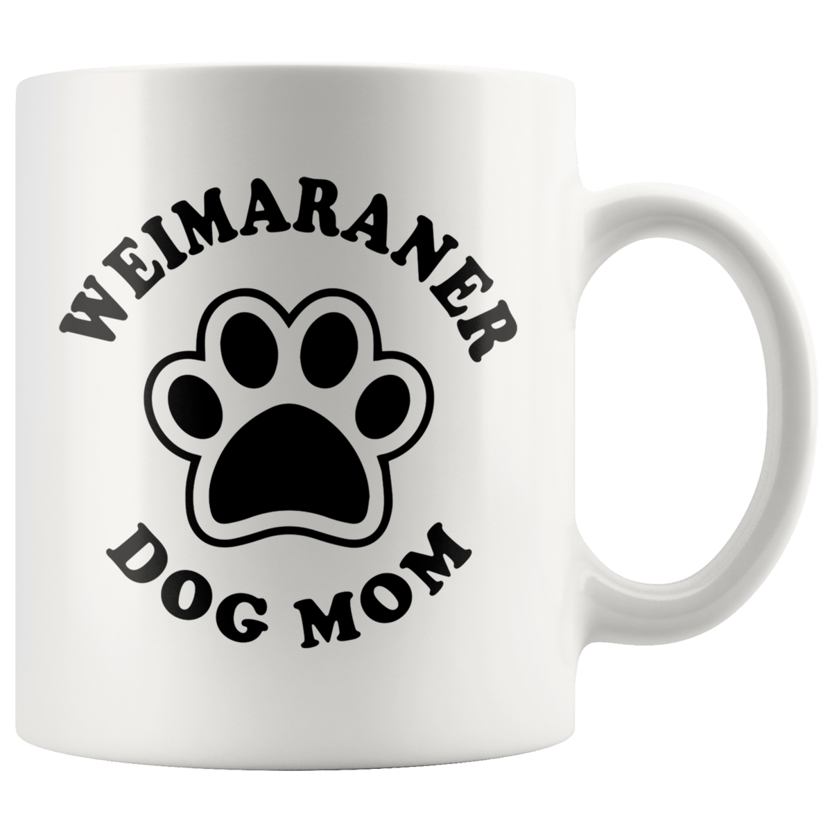 Weimaraner Dog Mom Coffee / Tea Ceramic Mug - 11oz / 15oz Drinkware 11oz Mug