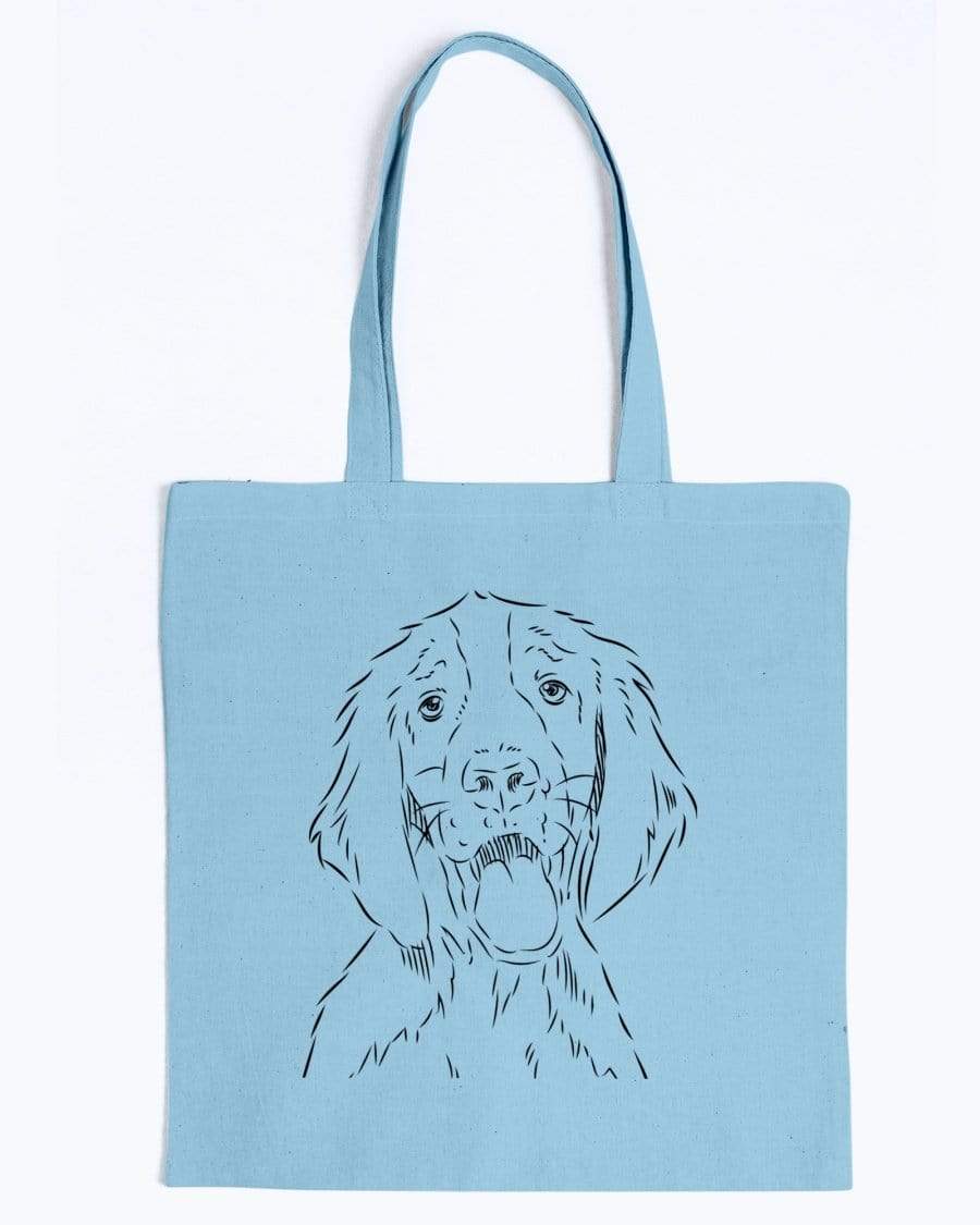 Welsh Springer Spaniel Doodle Dogs Canvas Tote Bag Accessories Light Blue / M