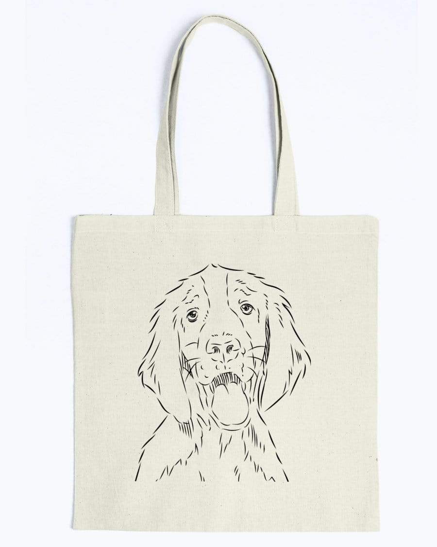 Welsh Springer Spaniel Doodle Dogs Canvas Tote Bag Accessories Natural / M