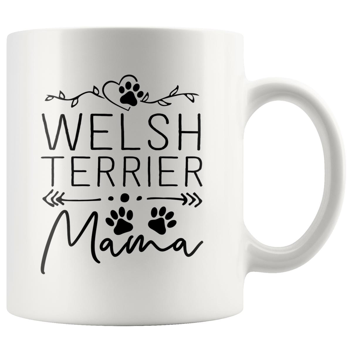 Welsh Terrier Dog Mama Coffee / Tea Ceramic Mug - 11oz / 15oz Drinkware 11oz Mug