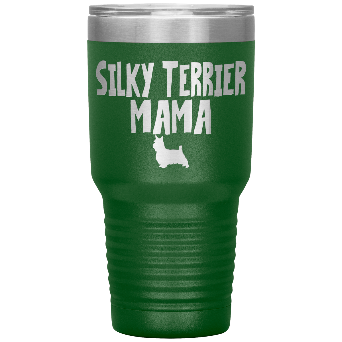 Silky Terrier Mama 30 Oz Vacuum Tumbler