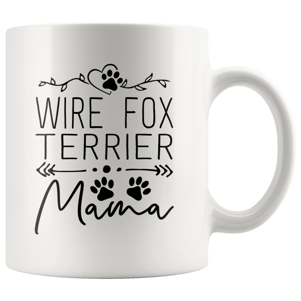 Wire Fox Terrier Dog Mama Coffee / Tea Ceramic Mug - 11oz / 15oz Drinkware 11oz Mug