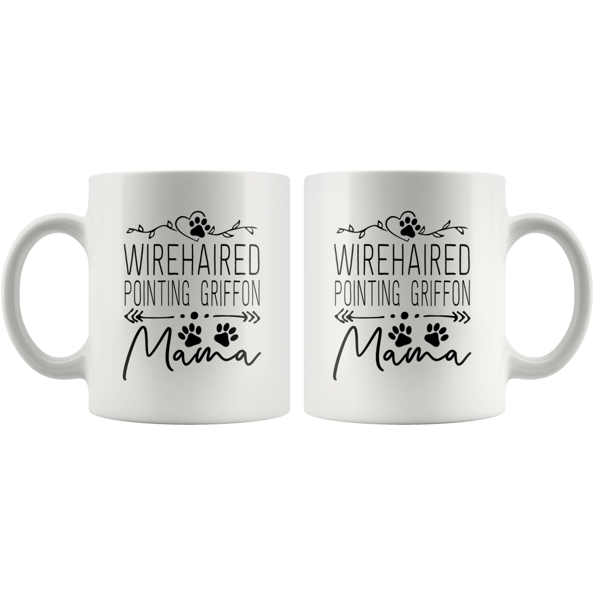 Wirehaired Pointing Griffon Dog Mama Coffee / Tea Ceramic Mug - 11oz / 15oz Drinkware