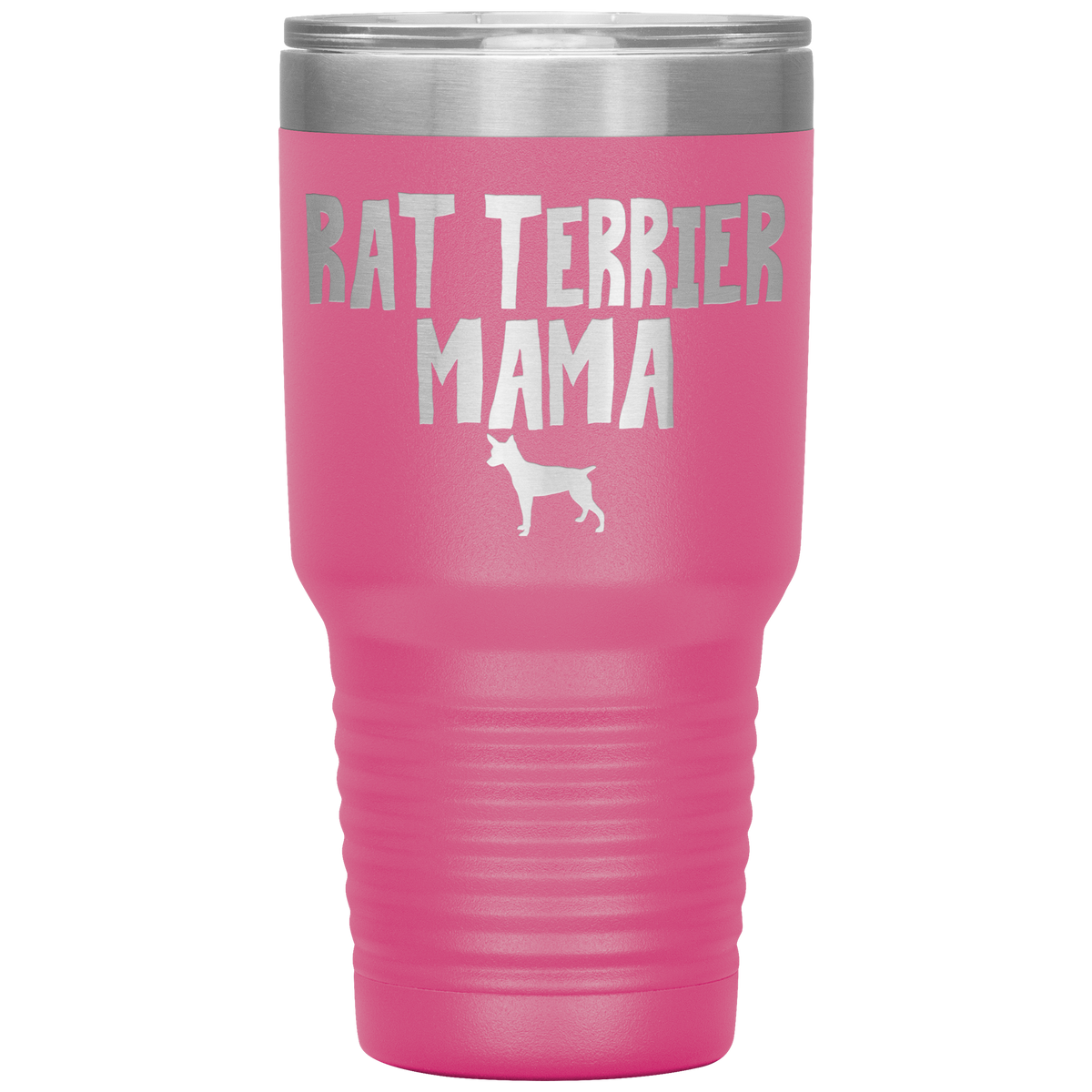 Rat Terrier Mama 30 Oz Vacuum Tumbler