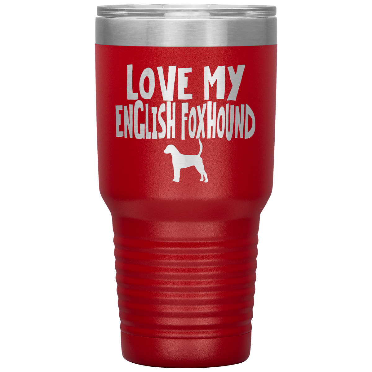 Love My English Foxhound 30 Oz Vacuum Tumbler