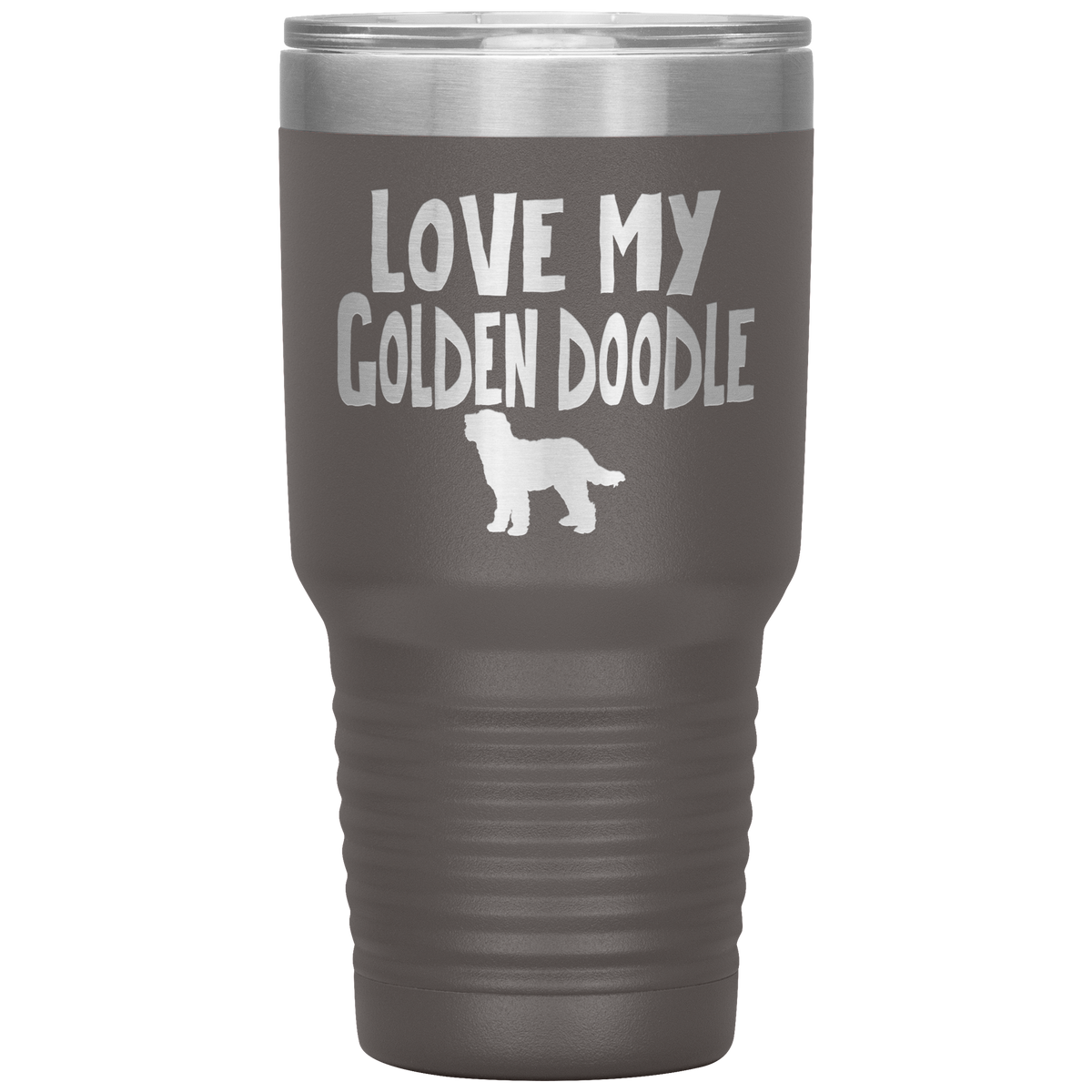 Love My Golden Doodle 30 Oz Vacuum Tumbler