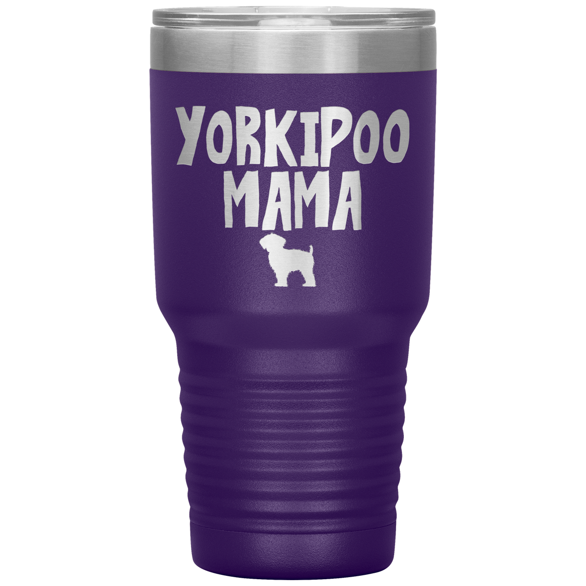 Yorkiepoo Mama 30 Oz Vacuum Tumbler