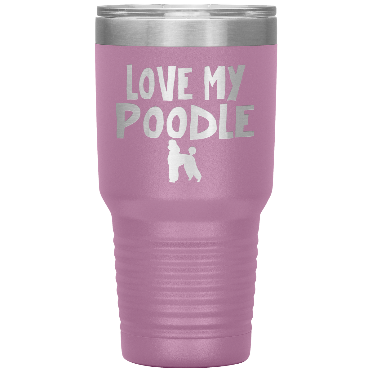 Love My Poodle 30 Oz Vacuum Tumbler