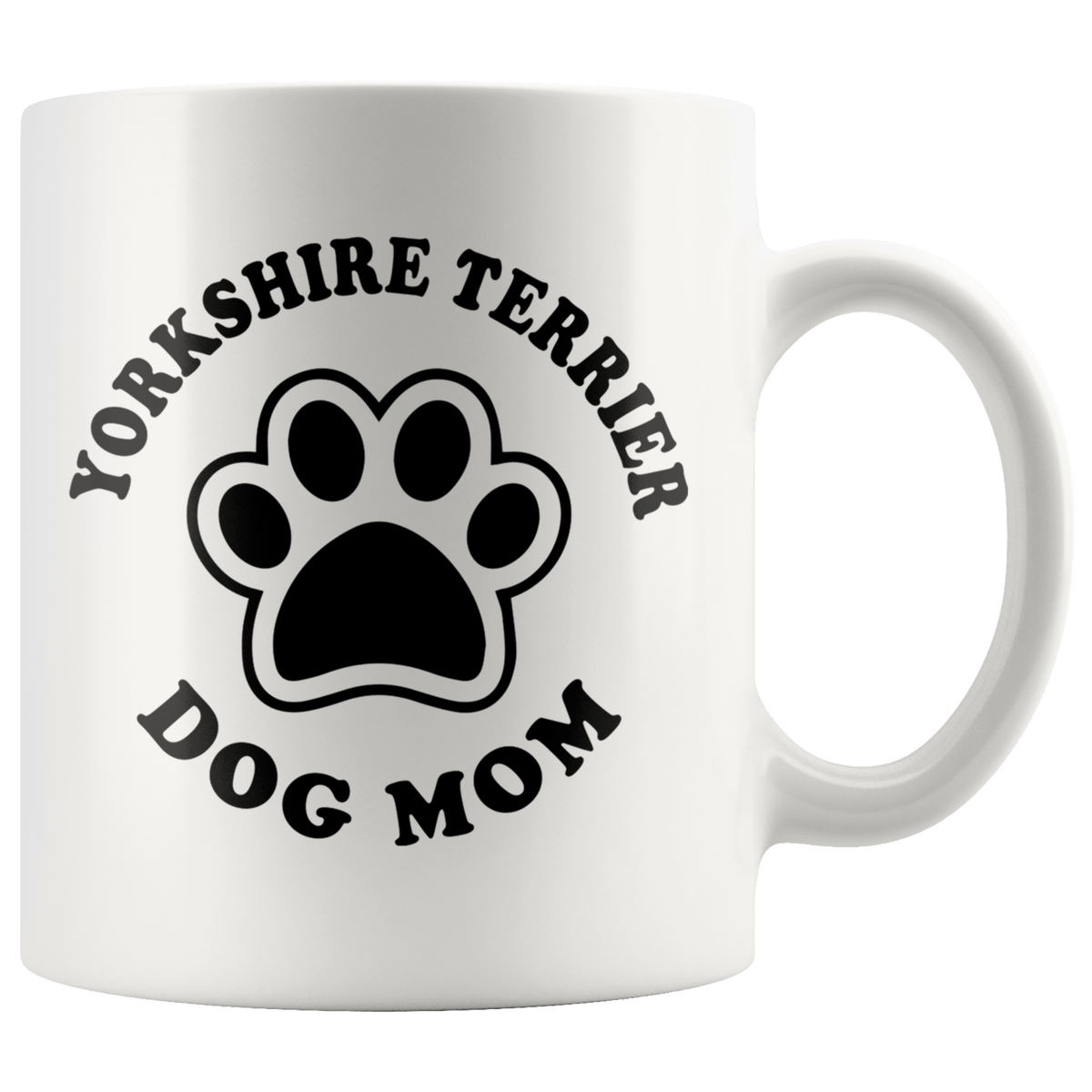 Yorkshire Terrier Dog Mom Coffee / Tea Ceramic Mug - 11oz / 15oz Drinkware 11oz Mug