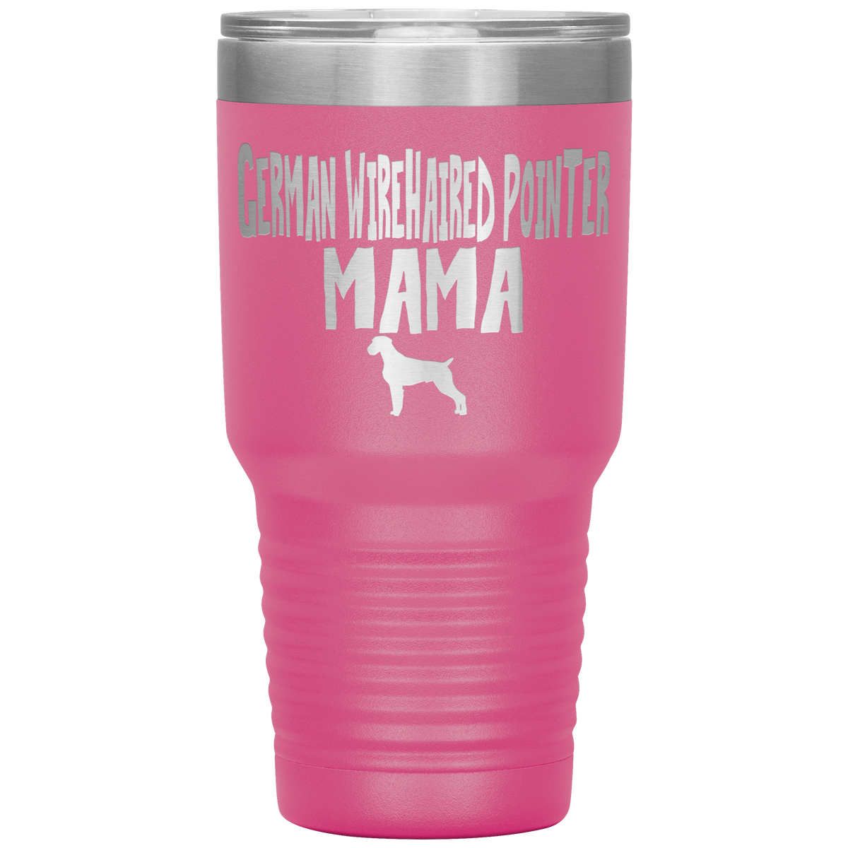 German Wirehaired Pointer Mama 30 Oz Vacuum Tumbler