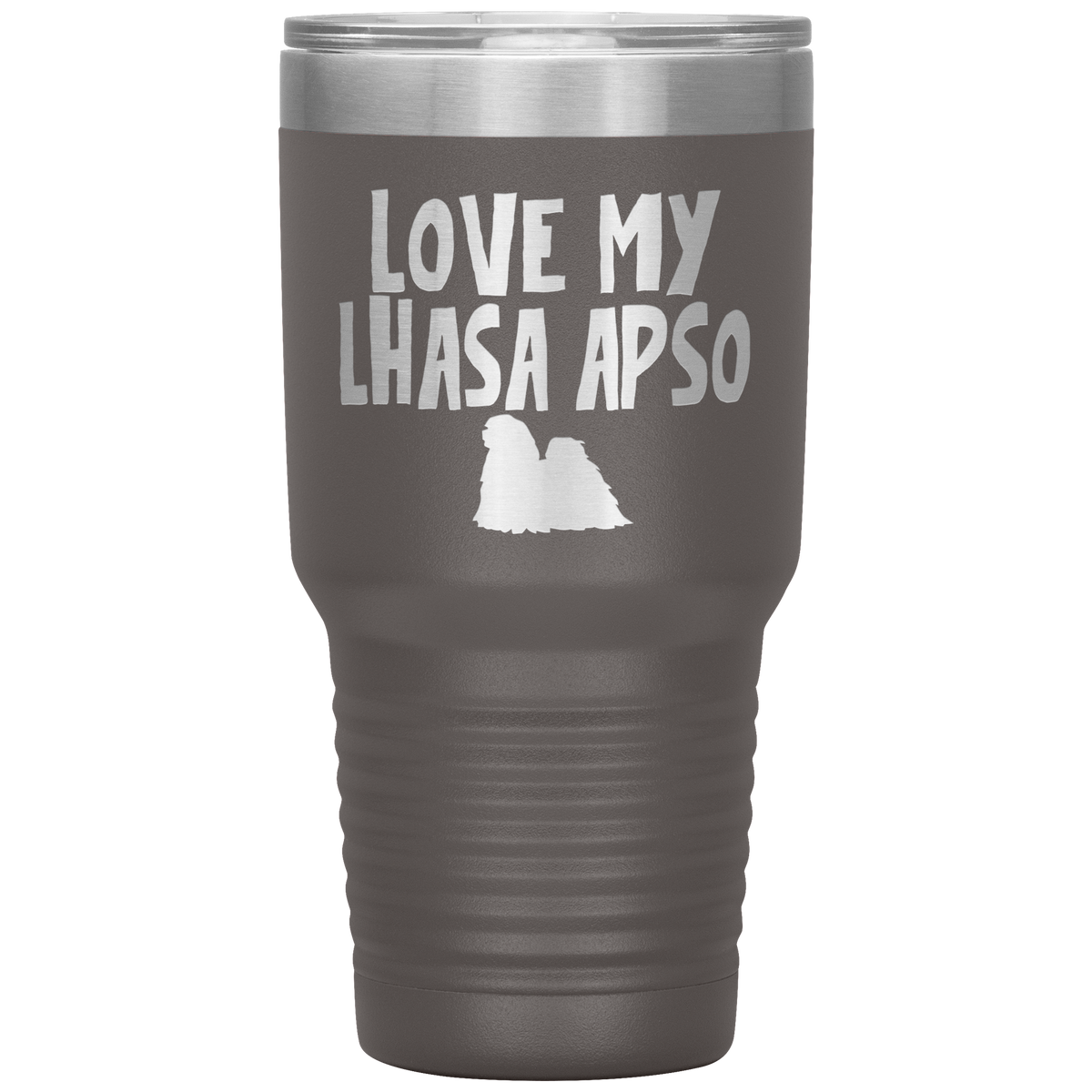 Love My Lhasa Apso 30 Oz Vacuum Tumbler